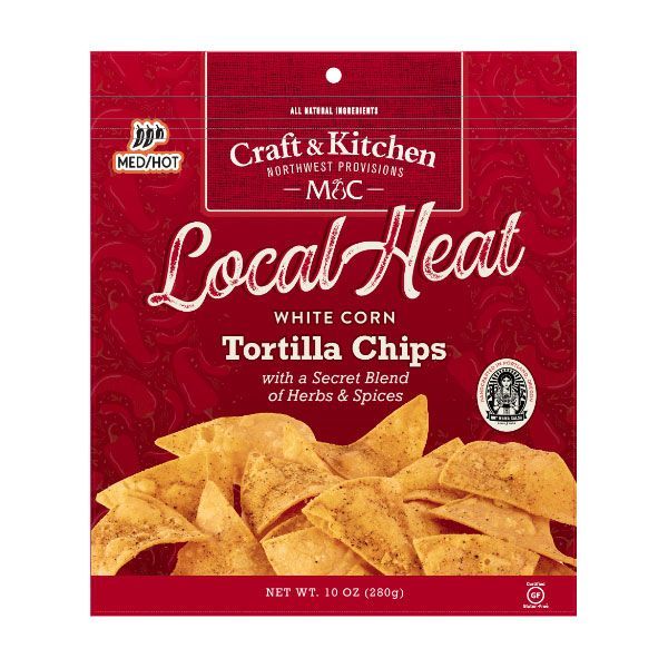 Local Heat - our flavored tortilla chip collab with Market of Choice