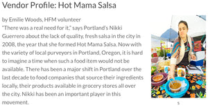 Hollywood Farmers Market Spotlight on Hot Mama Salsa