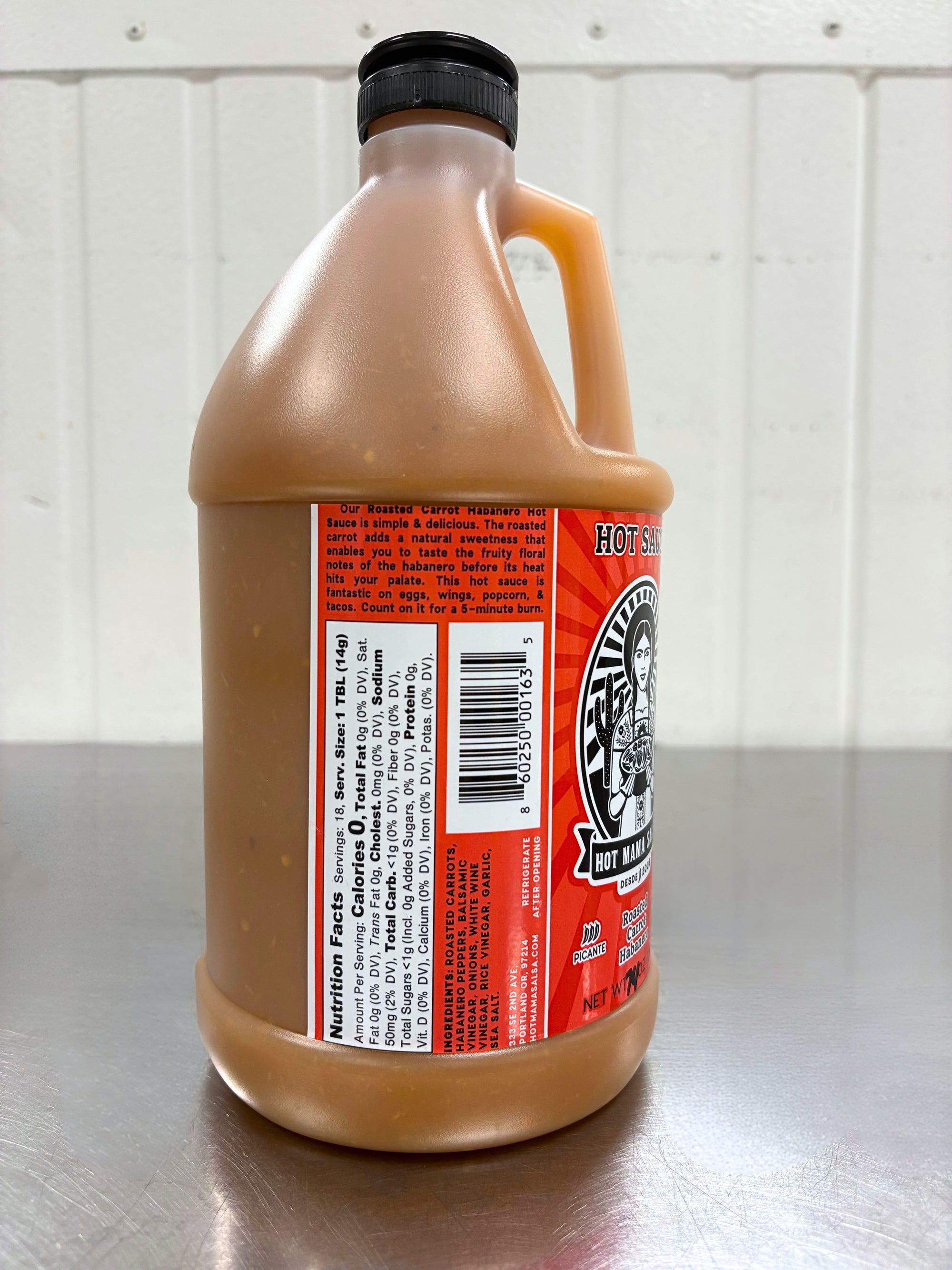 Roasted Carrot Habanero Hot Sauce Bulk
