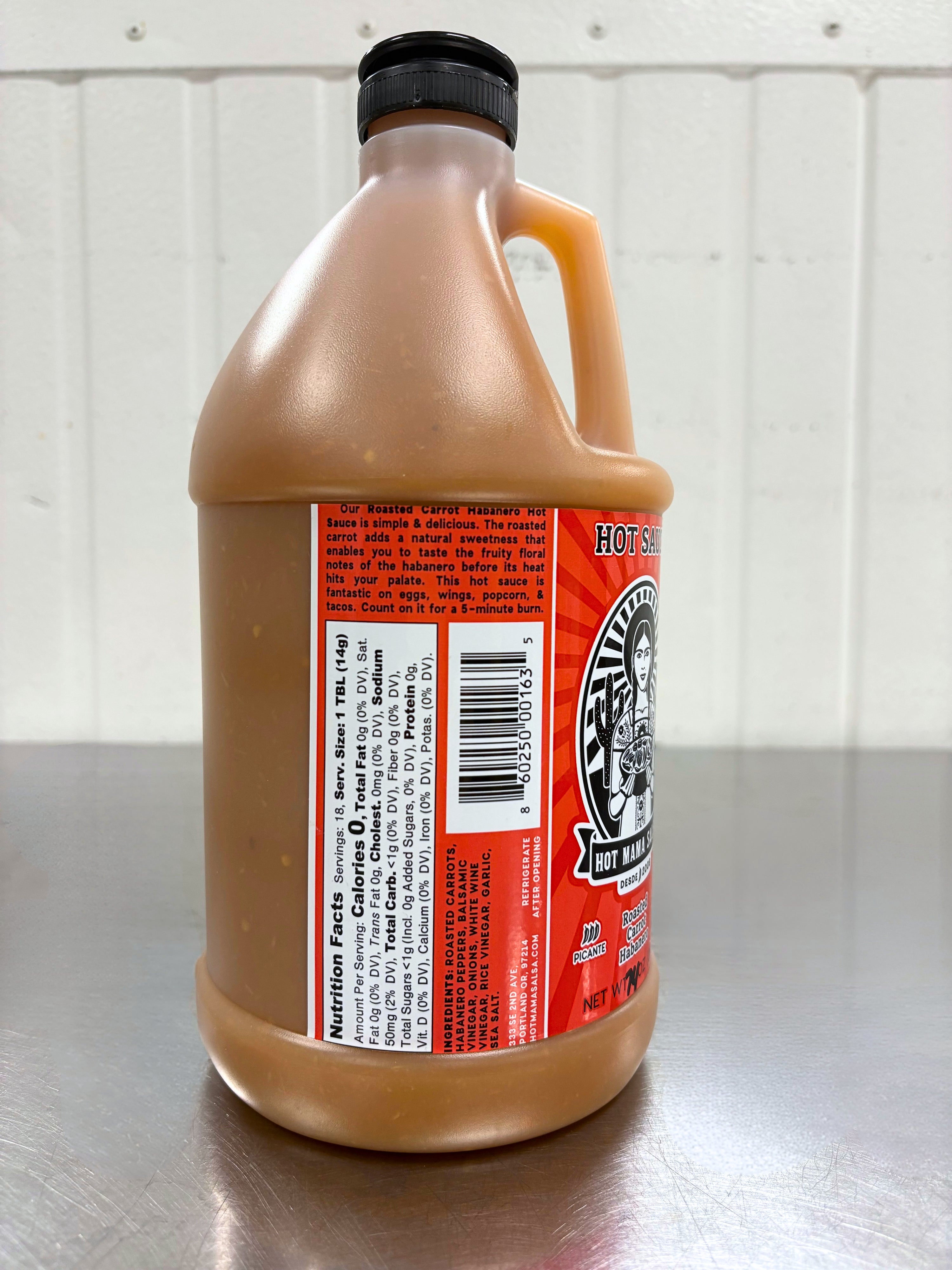 Roasted Carrot Habanero Hot Sauce Bulk