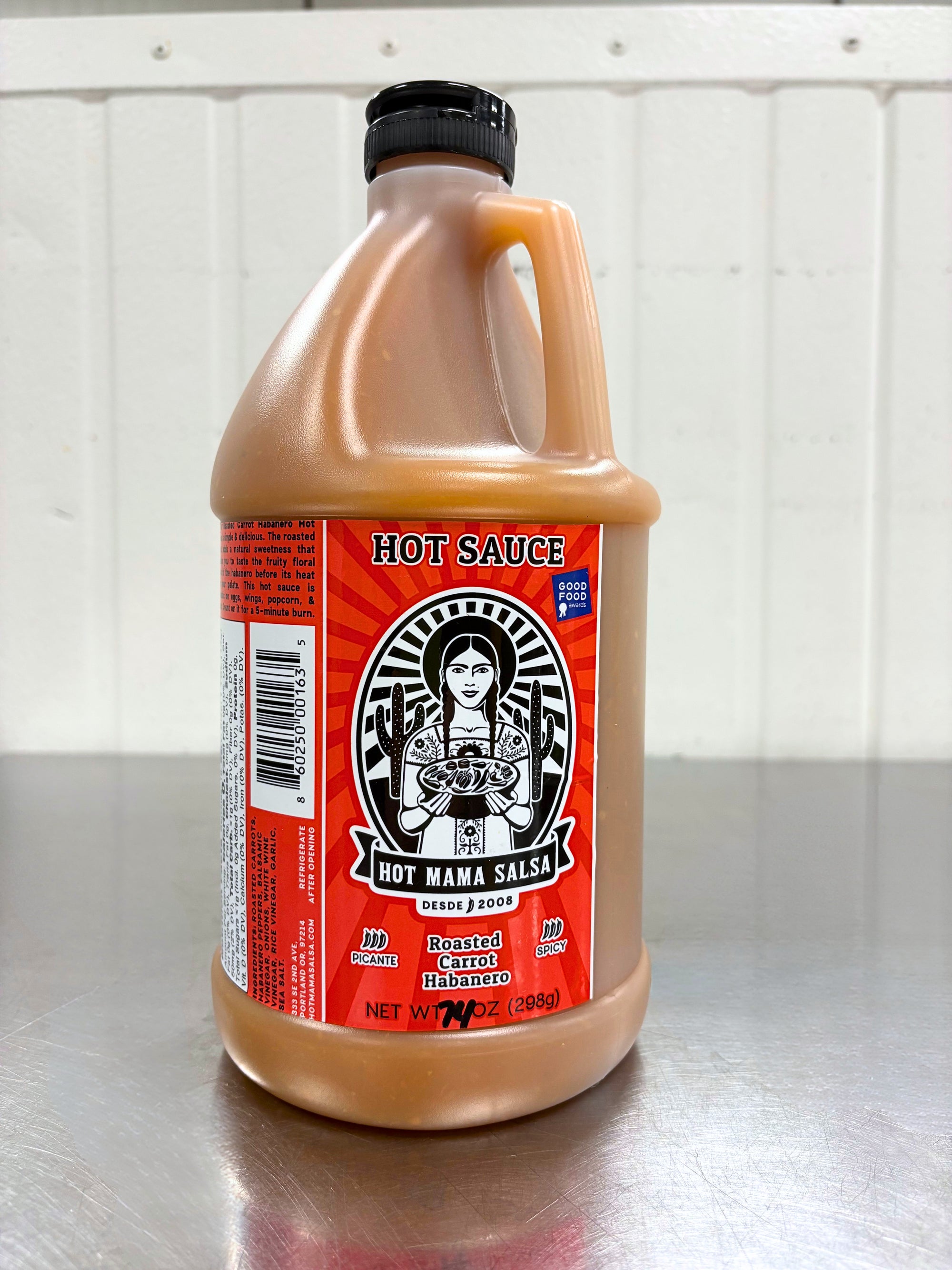 Roasted Carrot Habanero Hot Sauce Bulk