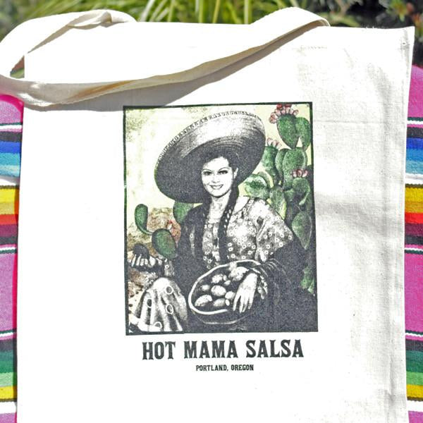 Hot Mama Salsa Tote Bag - White